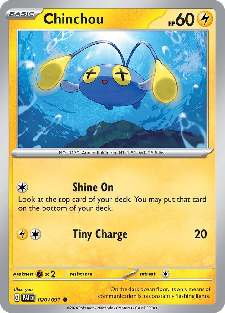 Chinchou (020) - Common