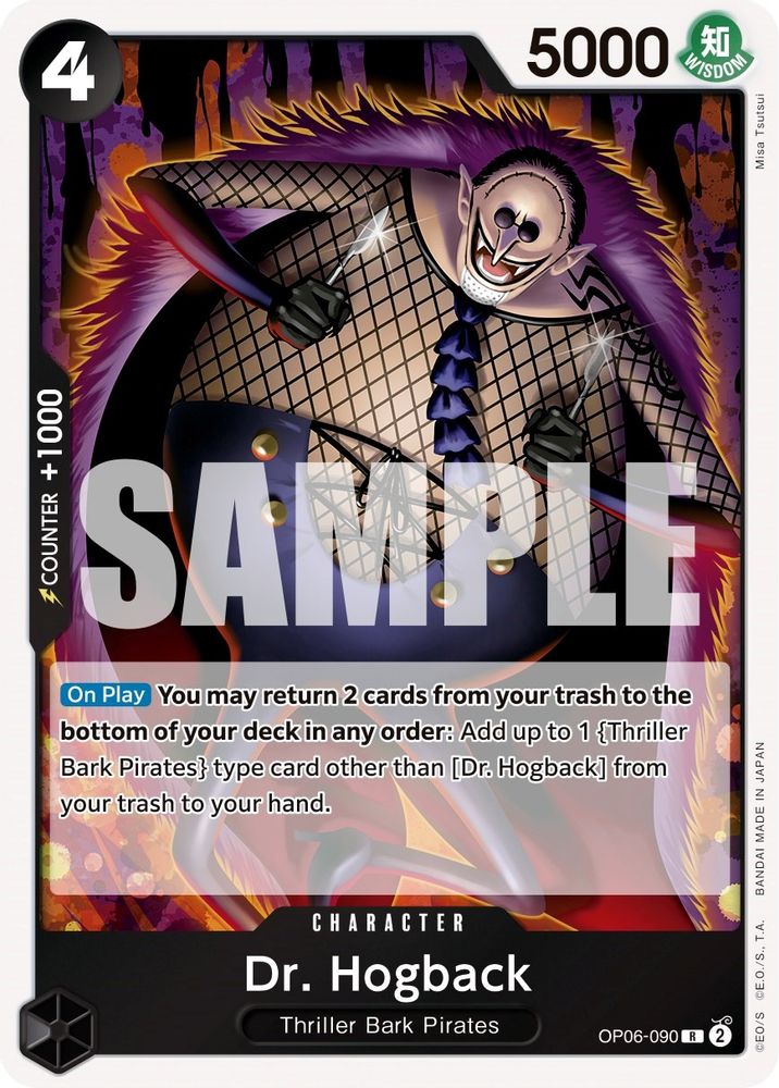 Dr. Hogback (OP06-090) - Wings of the Captain Foil