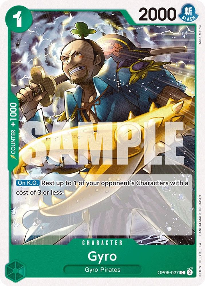 Gyro (OP06-027) - Wings of the Captain