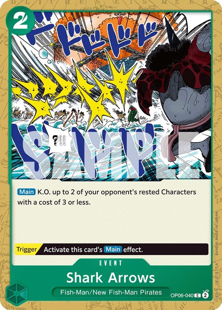 Shark Arrows (OP06-040) - Wings of the Captain