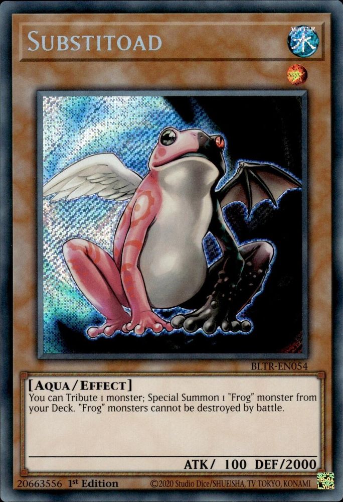 Substitoad - BLTR-EN054 Secret Rare 1st Edition