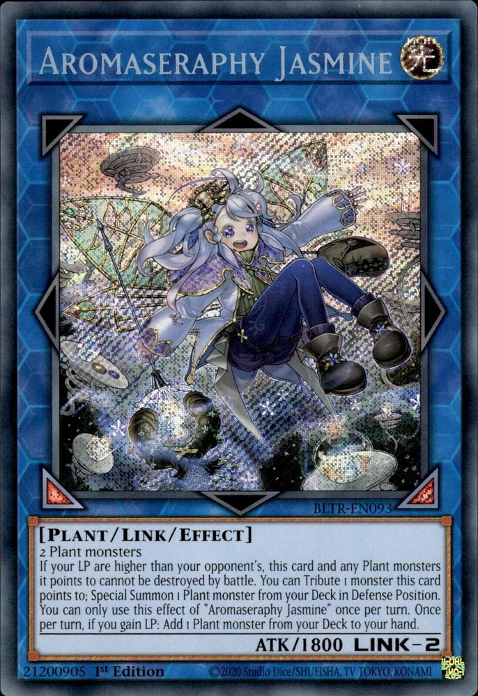 Aromaseraphy Jasmine - BLTR-EN093 Secret Rare 1st Edition