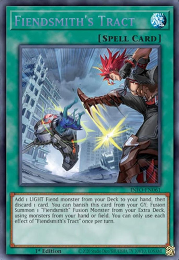 Fiendsmith's Tract - INFO-EN061 Secret Rare 1st Edition