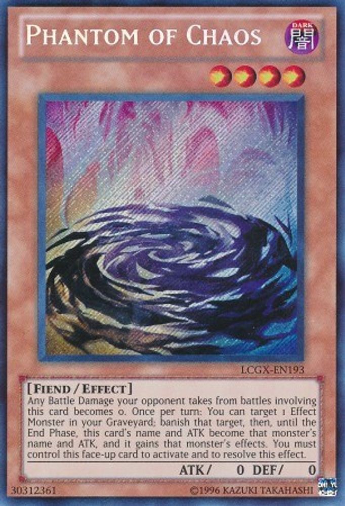Phantom of Chaos (LCGX-EN193) Secret Rare  Unlimited