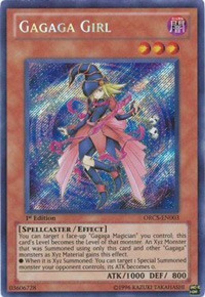 Gagaga Girl (ORCS-EN003) Secret Rare  1st Edition