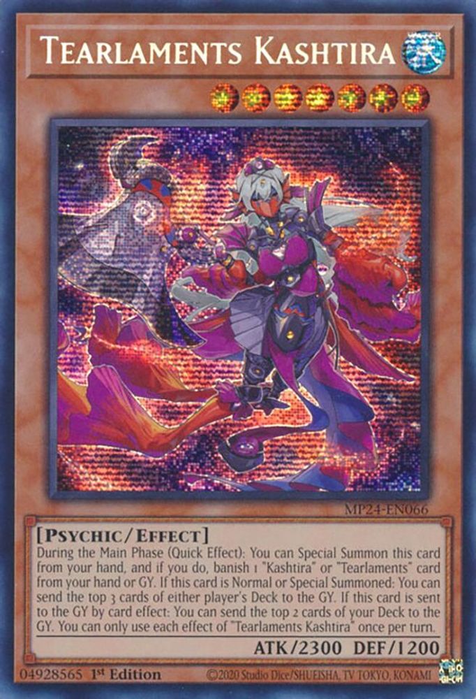 Tearlaments Kashtira - MP24-EN066 Prismatic Secret Rare 1st Edition