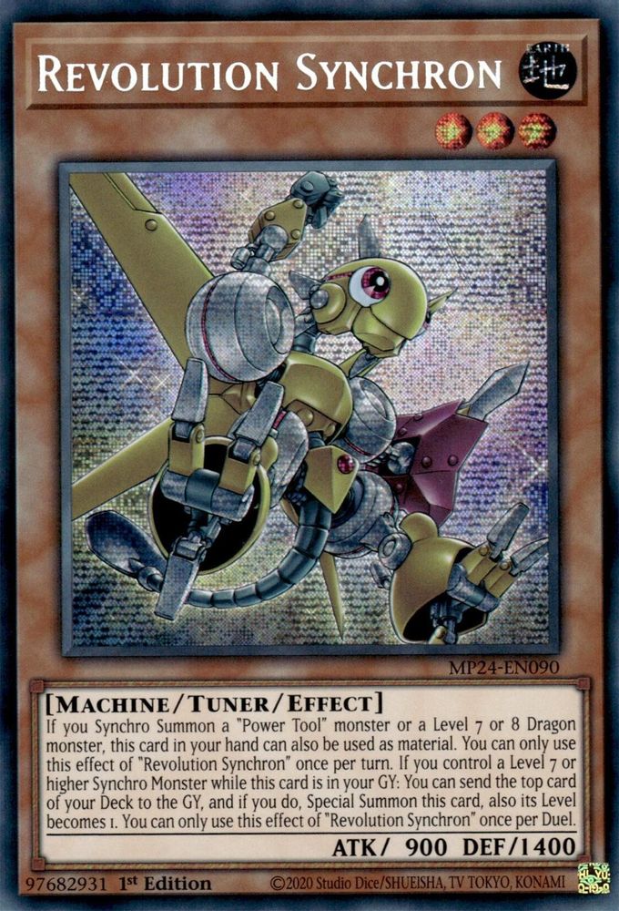 Revolution Synchron - MP24-EN090 Prismatic Secret Rare 1st Edition