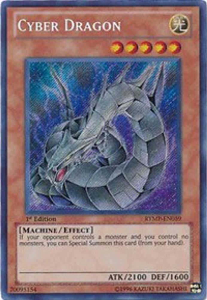 Cyber Dragon (RYMP-EN059) Secret Rare  1st Edition