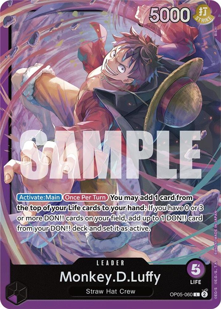 Monkey.D.Luffy (OP05-060) (OP05-060) - Starter Deck 18: PURPLE Monkey.D.Luffy Foil