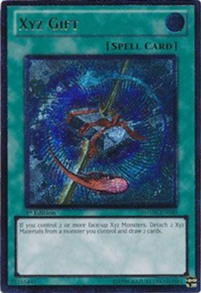 Xyz Gift (UTR) (PHSW-EN049) Ultimate Rare  1st Edition