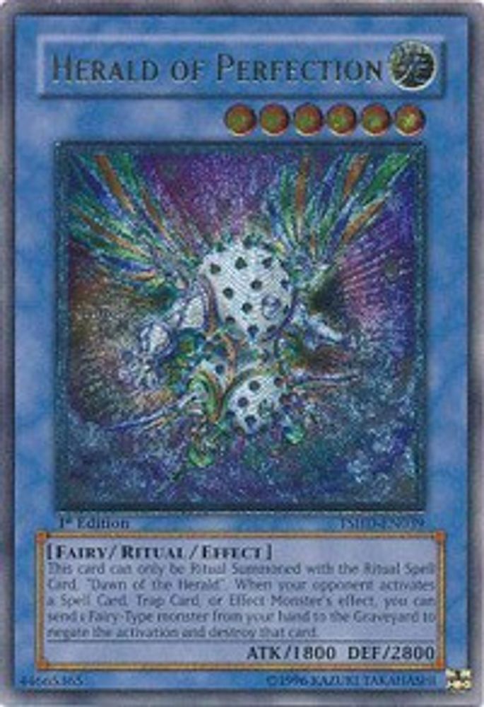 Herald of Perfection (UTR) (TSHD-EN039) Ultimate Rare  1st Edition
