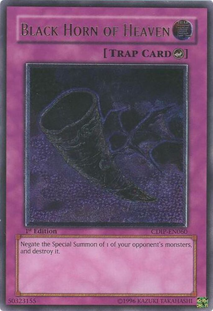 Black Horn of Heaven (UTR) (CDIP-EN060) Ultimate Rare  1st Edition