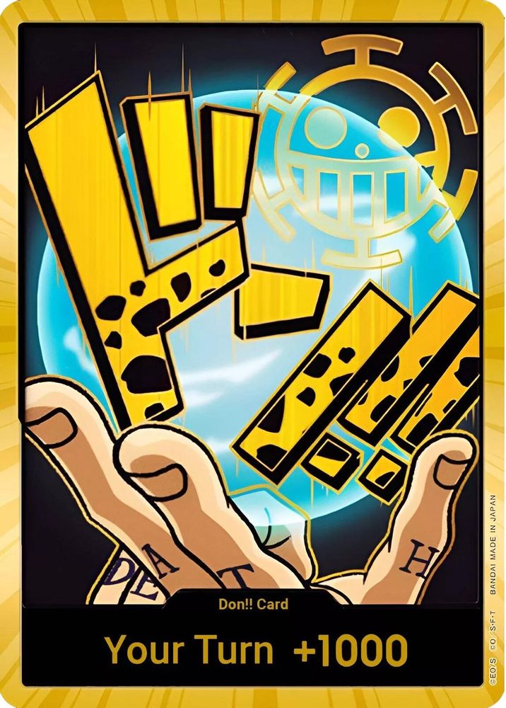 DON!! Card (Trafalgar Law) (Gold) - Premium Booster -The Best- Foil