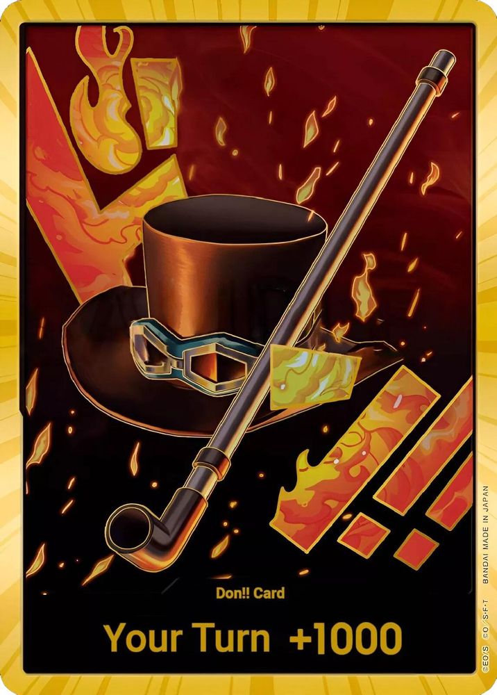 DON!! Card (Sabo) (Gold) - Premium Booster -The Best- Foil