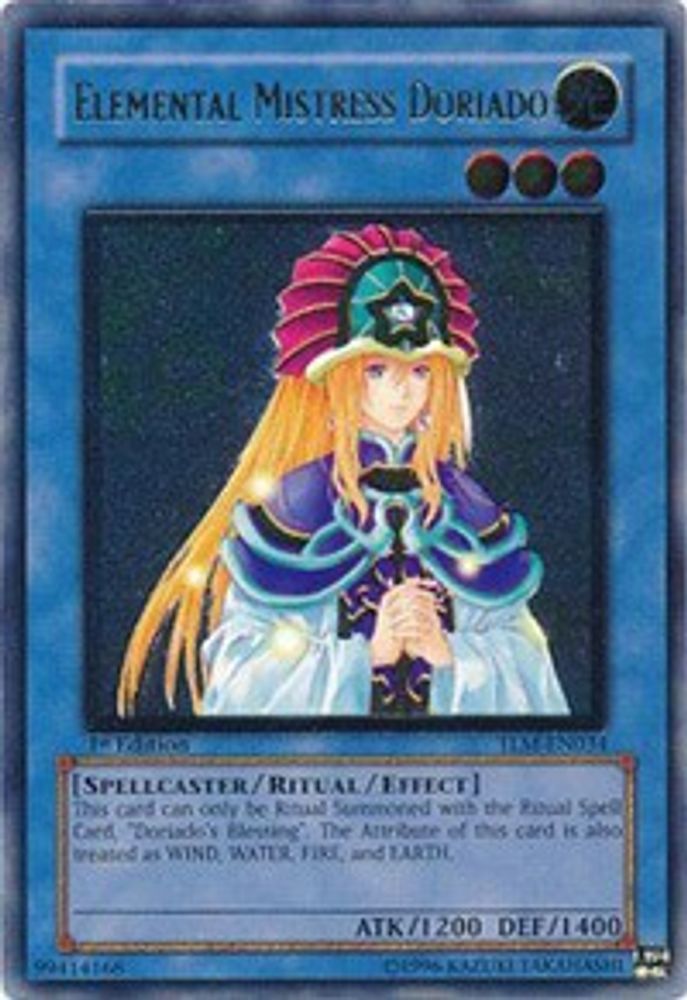 Elemental Mistress Doriado (UTR) (TLM-EN034) Ultimate Rare  Unlimited