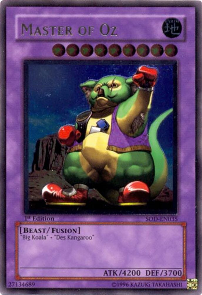 Master of OZ (UTR) (SOD-EN035) Ultimate Rare  1st Edition