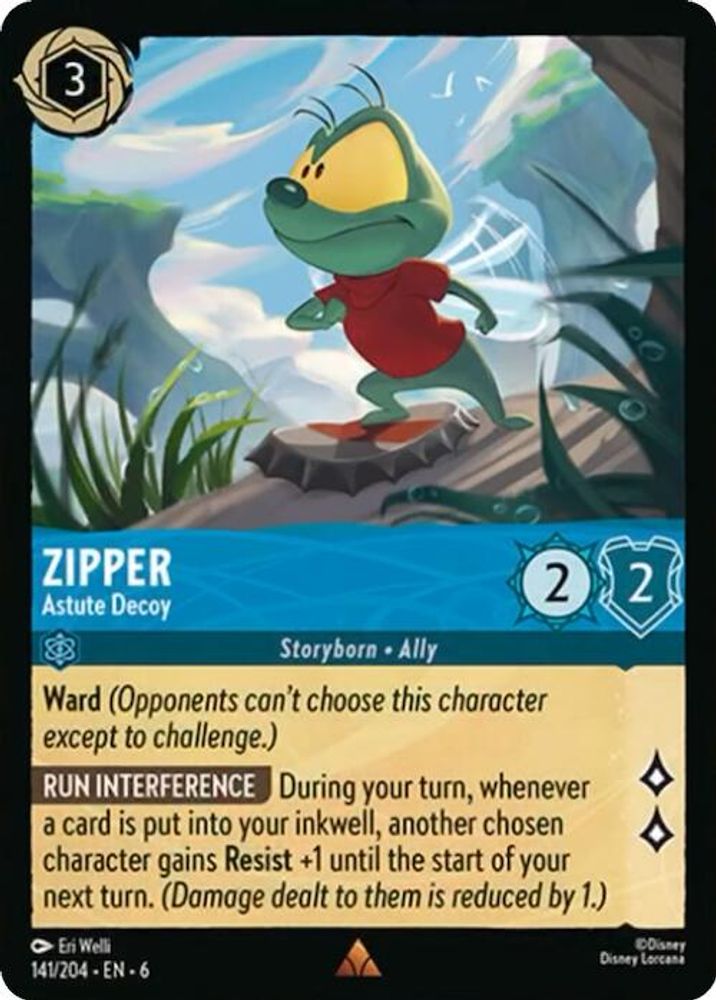 Zipper - Astute Decoy (141/204) - Azurite Sea
