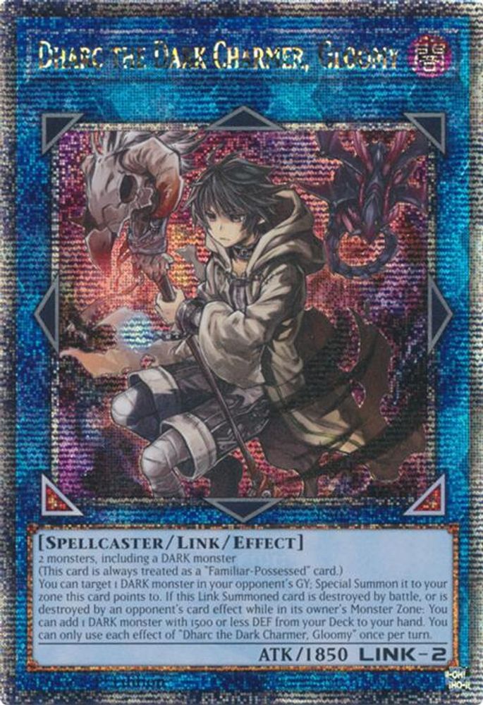 Dharc the Dark Charmer, Gloomy (Quarter Century Secret Rare) - RA03-EN048 Quarter Century Secret Rare 1st Edition