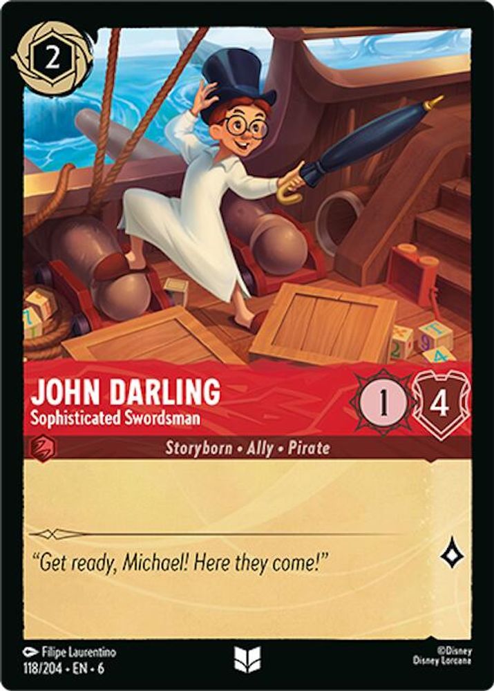 John Darling - Sophisticated Swordsman (118/204) - Azurite Sea