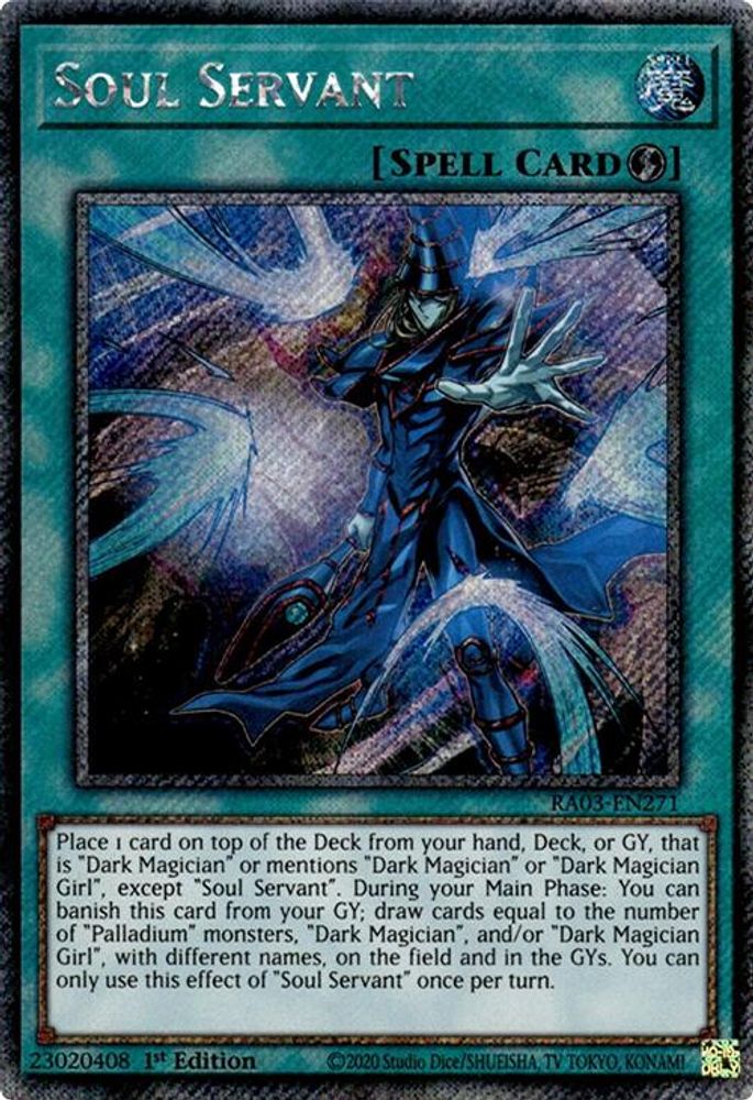 Soul Servant (Platinum Secret Rare) - RA03-EN271 Platinum Secret Rare 1st Edition