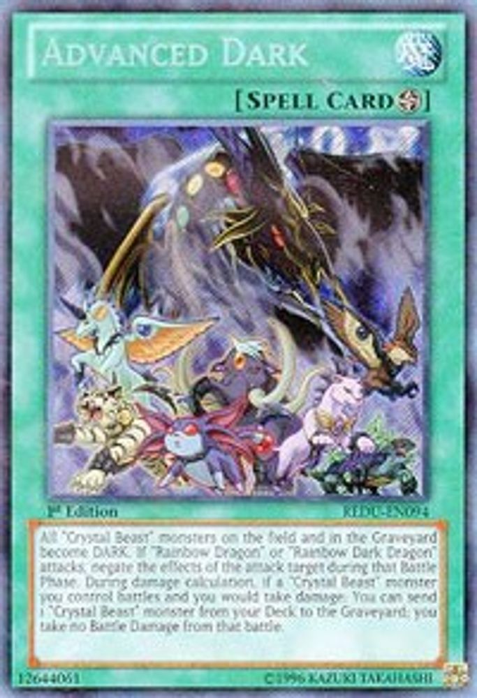 Advanced Dark (REDU-EN094) Secret Rare  1st Edition