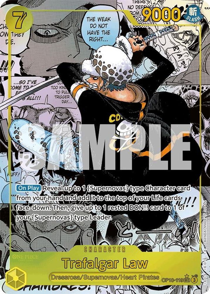 Trafalgar Law (119) (Manga) (OP10-119) - Royal Blood Foil