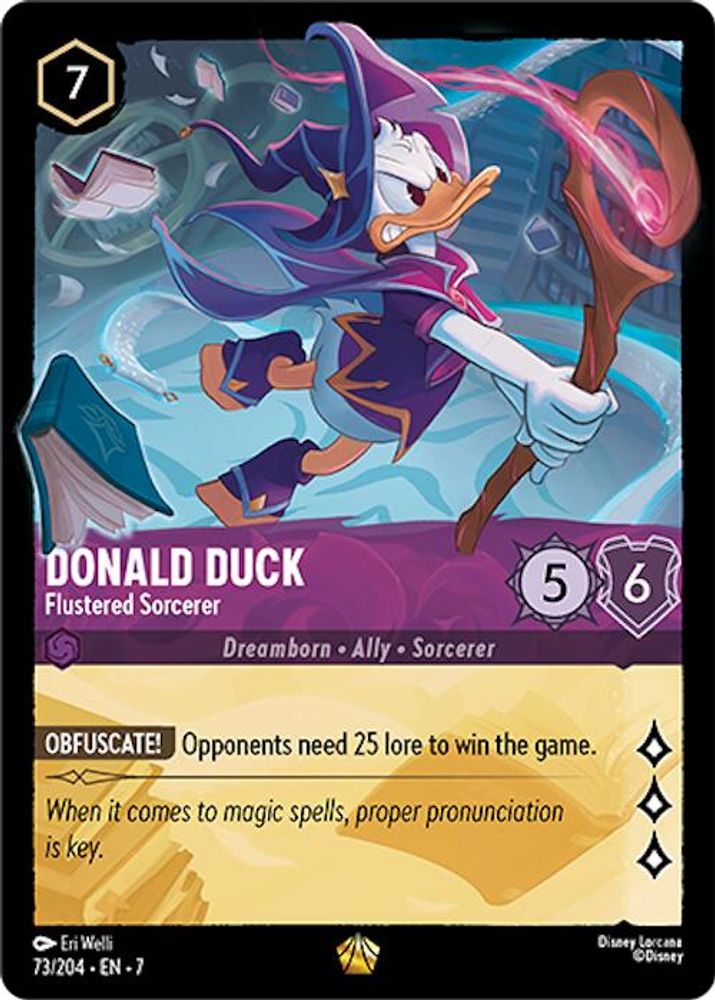 Donald Duck - Flustered Sorcerer (73/204) - Archazias Island