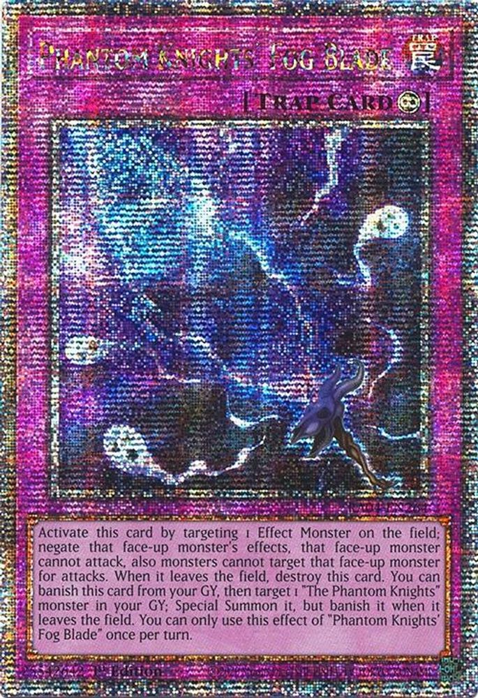 Phantom Knights' Fog Blade (Quarter Century Secret Rare) - RA04-EN264 Quarter Century Secret Rare 1st Edition