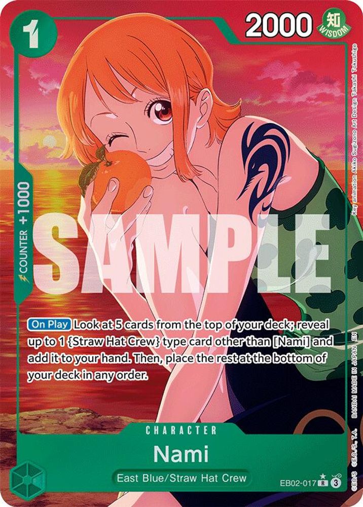 Nami (Alternate Art) (EB02-017) - Extra Booster: Anime 25th Collection Foil