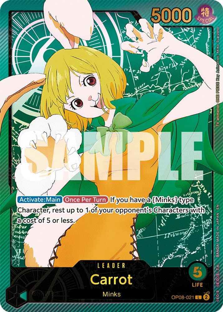 Carrot (SP) (OP08-021) - Extra Booster: Anime 25th Collection Foil