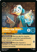 Ludwig Von Drake - All-Around Expert (7/204) - Reign of Jafar Cold Foil