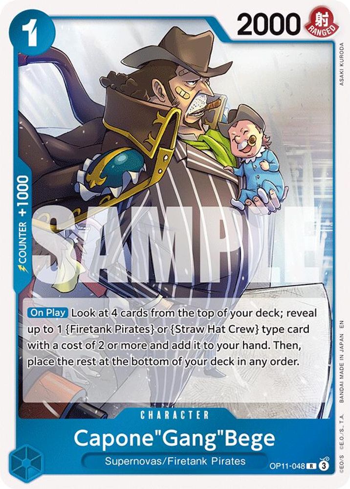 Capone"Gang"Bege (048) (OP11-048) - A Fist of Divine Speed Foil