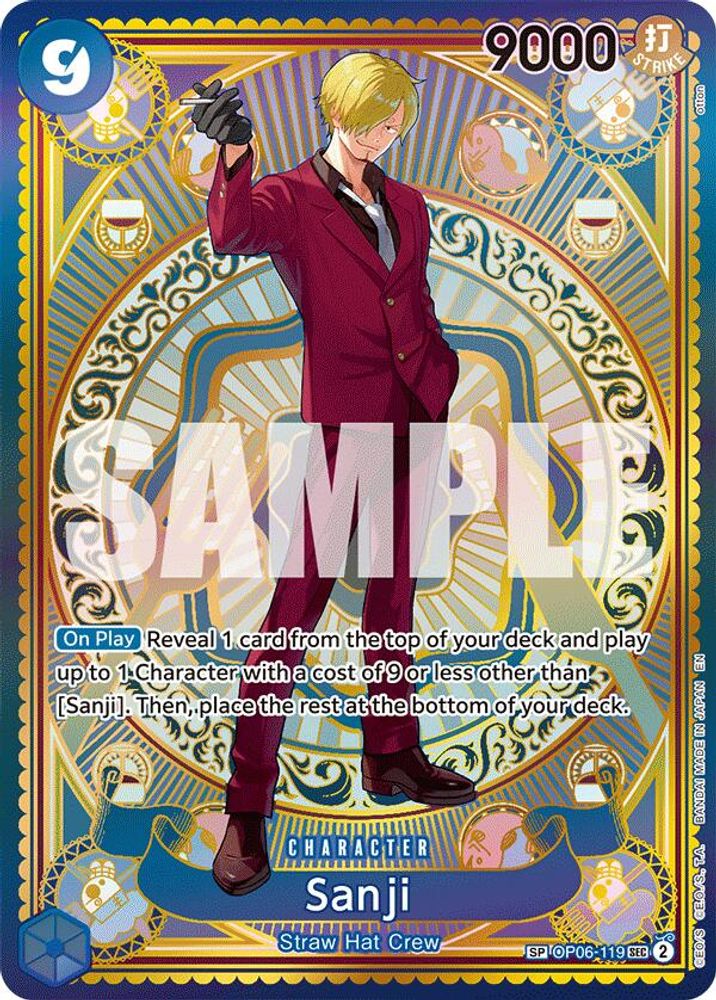 Sanji (SP) (OP06-119) - A Fist of Divine Speed Foil