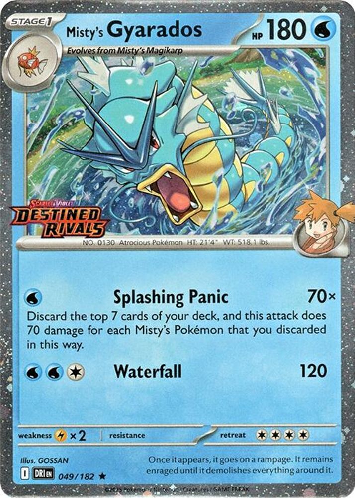 Misty's Gyarados (Prerelease) (049) - Holofoil - Rare