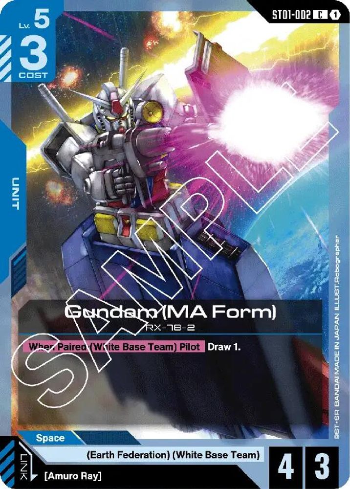 Gundam (MA Form) (ST01-002) -