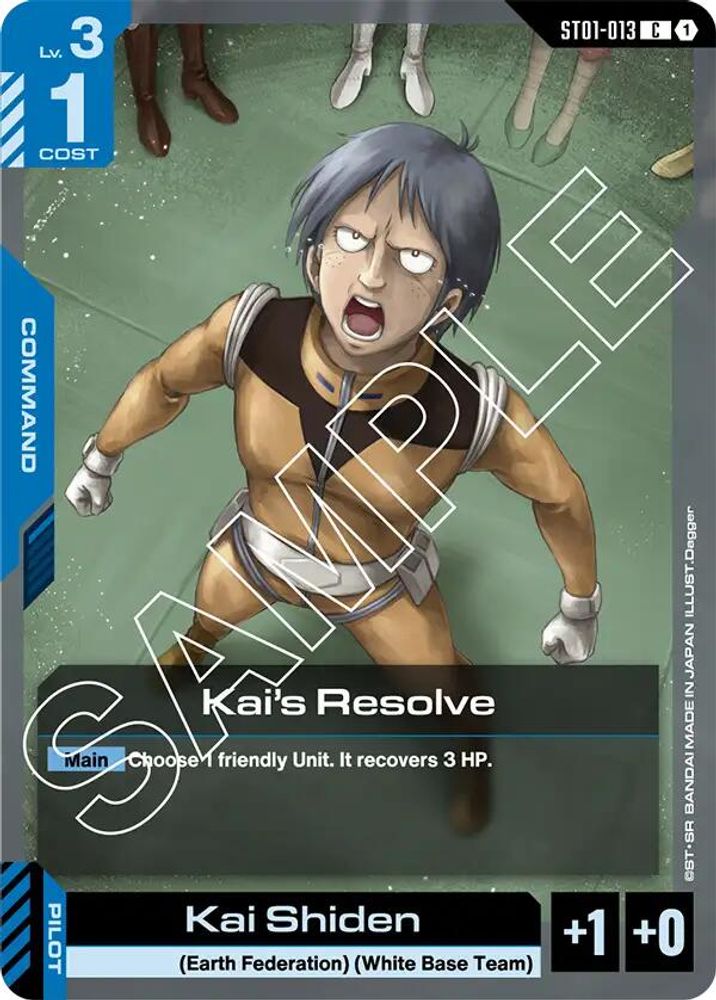 Kai's Resolve (ST01-013) -