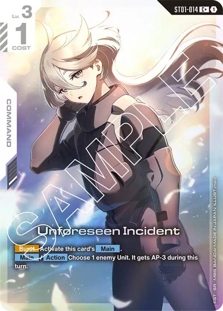 Unforeseen Incident (C+) (ST01-014) -  Holofoil
