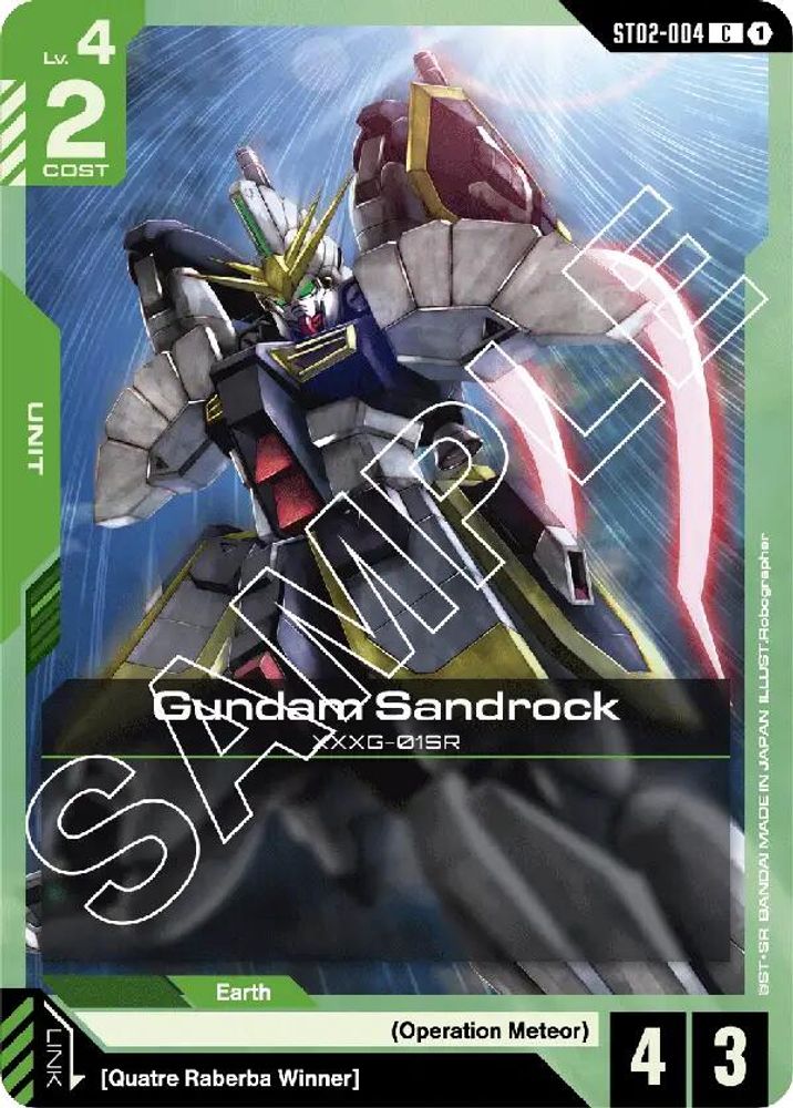 Gundam Sandrock (ST02-004) -