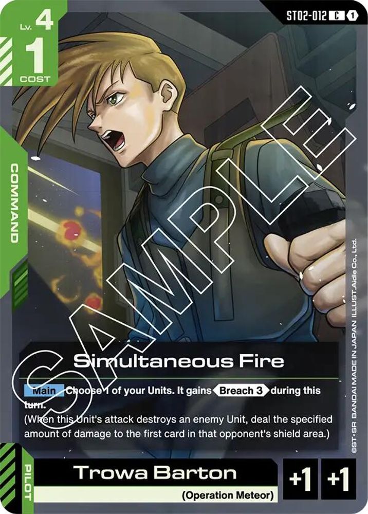 Simultaneous Fire (ST02-012) -