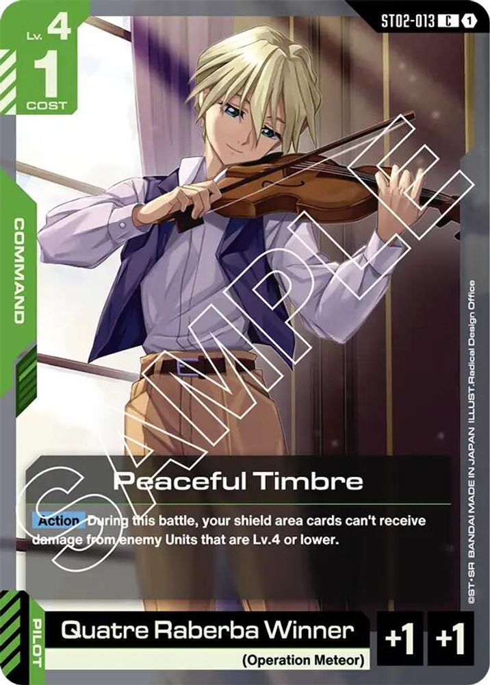 Peaceful Timbre (ST02-013) -