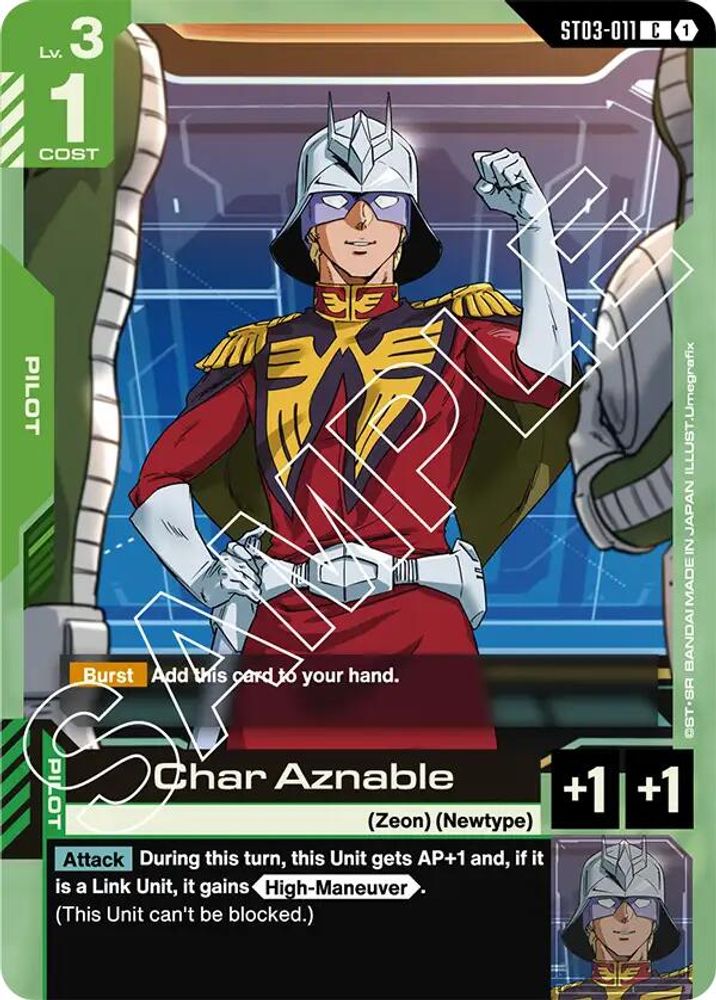 Char Aznable (ST03-011) -