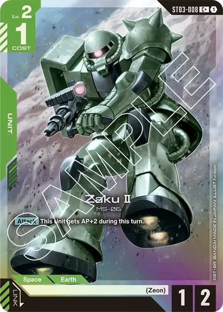 Zaku II (C+) (ST03-008) -  Holofoil