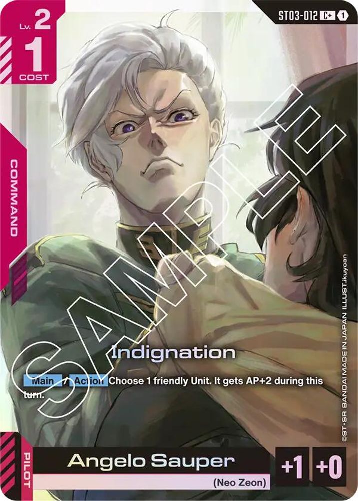 Indignation (C+) (ST03-012) -  Holofoil