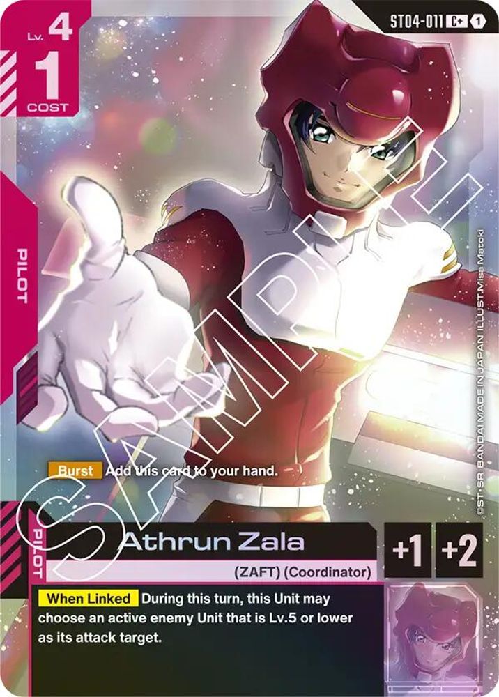 Athrun Zala (C+) (ST04-011) -  Holofoil
