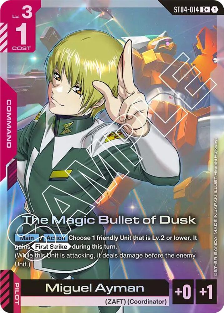 The Magic Bullet of Dusk (C+) (ST04-014) -  Holofoil