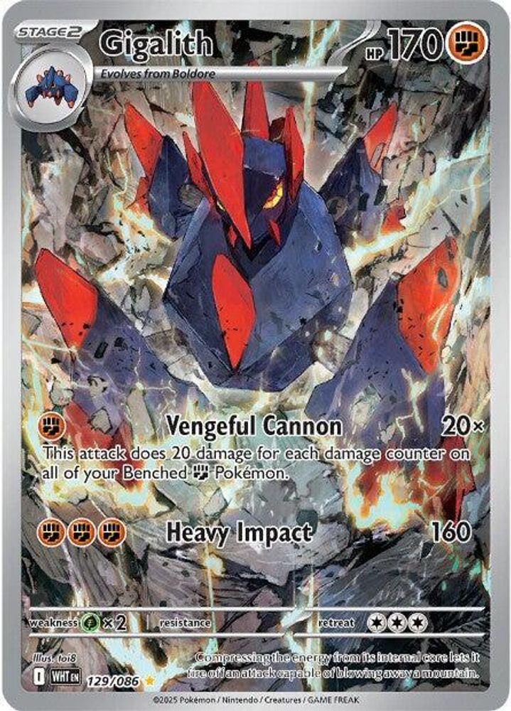 Gigalith (129/086) - Holofoil - Illustration Rare