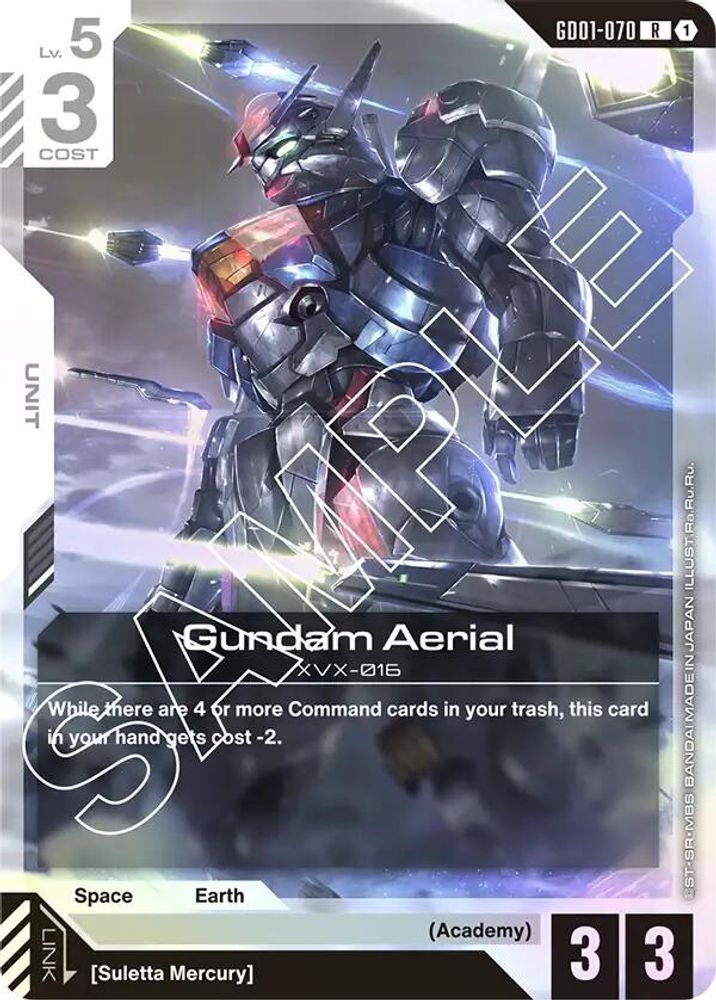 Gundam Aerial (GD01-070) -  Holofoil