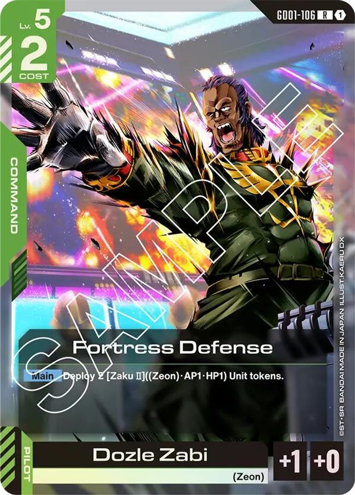 Fortress Defense (GD01-106) -  Holofoil