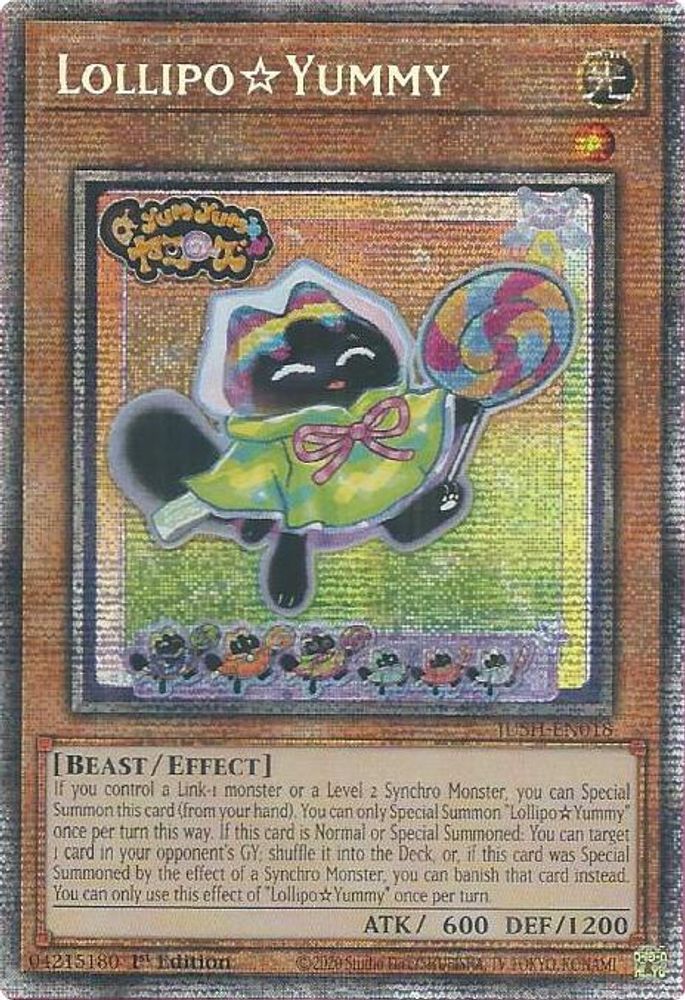 LollipoYummy (Starlight Rare) - JUSH-EN018 Starlight Rare 1st Edition