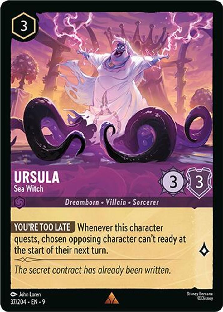 Ursula - Sea Witch (37/204) - Fabled